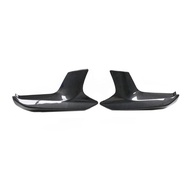 H4FE On Sale  1 Pair Dry Carbon Front Bumper Splitters Front Down Flaps Corner Lip Protector for BMW