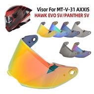 【ReadyStock】visor For MT-V-31 AXXIS HAWK EVO SV PANTHER SV Motorcycle Helmet Lens Windshield Anti-UV