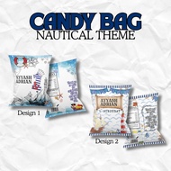 Goodies Chip Beg goodies kahwin goodies tunang wedding goodies murah tema nautical TANPA MAKANAN