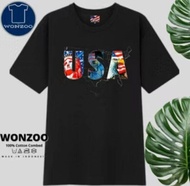 KAOS TSHIRT SOUVENIR OLEH OLEH AMERIKA/USA - UNITED STATES OF AMERIKA PREMIUM QUALITY