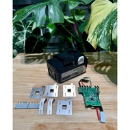 Hitachi BSL1850 18V battery circuit case has battery indicator led, accepts original charger. (Full 