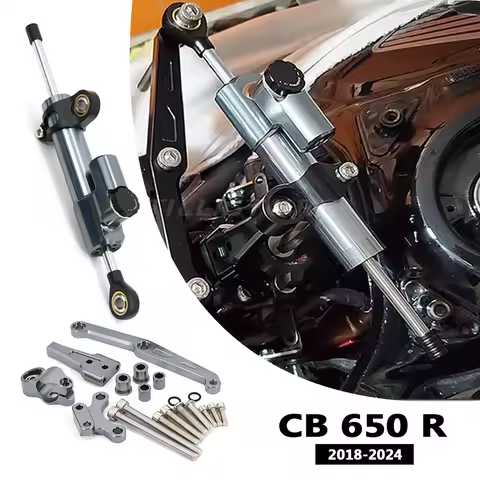 For Honda CB650R cb650r 2018-2024 Motorcycle Steering Damper Stabilizer Mounting Bracket Kit Vibrati