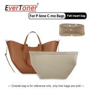 EverToner Felt Material Insert Bag for P-LENE Cyme Mini Organizer Makeup Liner Zipper Pocket Bag Acc