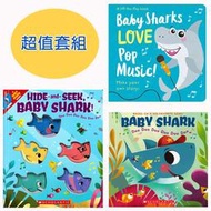 ＊小貝比的家＊【三本599 ● Baby Shark特輯】唱遊玩樂學習的寶寶鯊魚書/特惠價售完為止