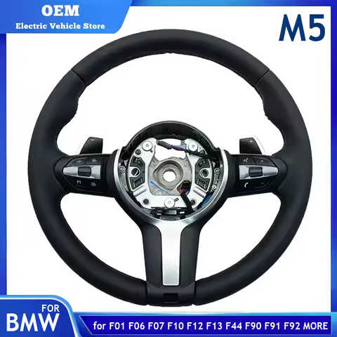 M5 Full Leather M Sports Steering Wheel for BMW F10 F11 F12 F13 F02 F03 F06 F07 F44 F90 F91 F92 5/6/