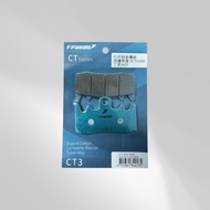 < Locomotive Chairman > FRANDO Green Leather CT3 BM05 Dupont Carbon Fiber Super Alloy Pad Brake AK55