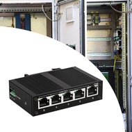 [svzfjuv] Industrial Ethernet Switch Ethernet Splitter 10/100Mbps 5 Port 1Gbps Switching Capacity Co