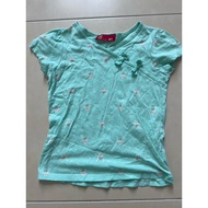 （Used) 8-9Y PDI KIDS GREEN RIBBON T-Shirt
