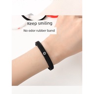gelang tangan perempuan gelang couple Couple High Elastic Durable All-Match Self-Discipline Smile Br