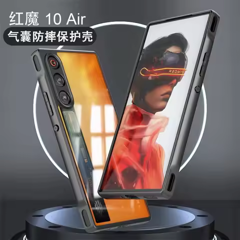 Case For Redmagic 10 Air Case Transparent Back Cover For Nubia Red Magic 10air 5G Phone Protect Shel