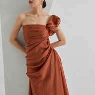 (ส่ง 20 ม.ค.) Tangerines - Iris tube dress ชุดเดรส ออกงาน