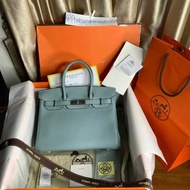 preloved rec 2021 togo birkin 30 color Ciel Stamp #Y Authentic