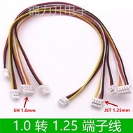 5Pcs SH 1.0 mm To JST 1.25 mm Pitch Electronic Wire Connection Terminal Wire Harness 2P 3P 4P 5P 6Pi