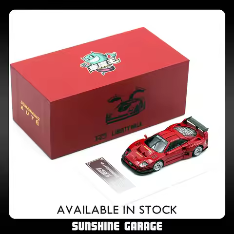 Demon King Auto **CHASE** 1:64 LBWK F40 Red Opened Gull Wing Door Diecast Diorama Car Model Collecti