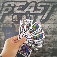 ECU SHOP / ECU / STICKER ECU SHOP / ECU SHOP REFLECITVE / STICKER BEAST ART