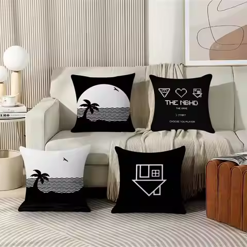 Band The Neighborhood TNBH Pillow Gift Home Office Decoration Bedroom Sofa Car Cushion Cover Case 45