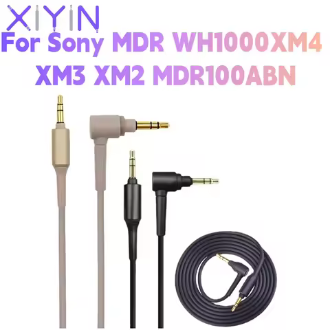 TPE Sheathed 3.5mm to 3.5mm Aux Replacement & Extension Audio Cable for Sony WH-1000XM4 WH-1000XM3 X