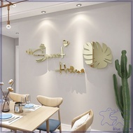3D Acrylic Mirror-surface Wall Stickers / Art Wall Decal / Removable Wall Decorations for Living Room
