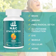 N-acetylcysteine ethyl ester - absorption rate exceeding 1000mg NAC - containing 600mg glycine -suit