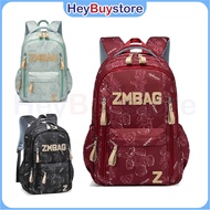 [NEW]ZMBABY 46cm School Backpack Student Bag Beg Sekolah Beg Galas Pelajar Large Capacity Travel Bag