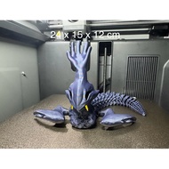 Hand monster sea beast 3D printed monster toy with moving joints