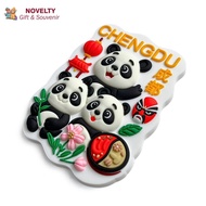 Panda Chengdu Refrigerator Magnet Souvenir by Hungkong China