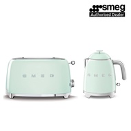 Smeg Breakfast Set Mini Kettle KLF05PGUK +  Toaster TSF01PGUK (Green)