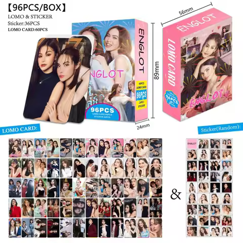 96Zhang Taixing Girl GroupenglotPolaroid Double-Sided CollectionLOMOCard sticker photo card