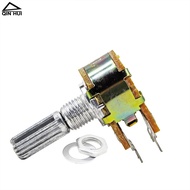 B50K Dual Volume Adjustment Potentiometer Handle Length 20mm Circuit Board Volume Knob Potentiometer
