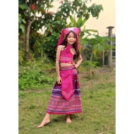 Children's Hmong Dress Printed Cotton Fabric