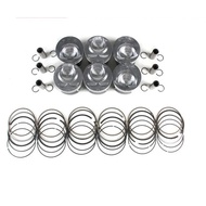 AP01 6x Pistons & Piston Rings Kit for VW Passat Porsche Cayenne Audi 03H107065N 03H198151B 03H10706