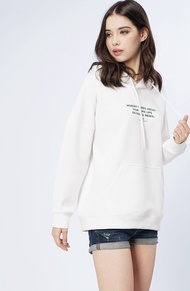 Logo Jeans Sweater Hoodie Irish Offwhite 34408L8OW