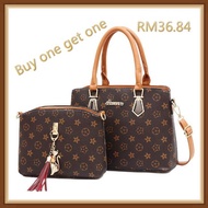 FRT ⭐READY STOCK/POST TODAY ⭐new fashion handbags shoulder handbag sling bag leather sensation ladie