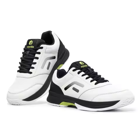 FitVille Men'S Extra Wide Pickleball & Table Tennis Shoes, Comfort Cushioned Hard Court Casual Sneak