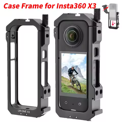 For Insta360 X3 Metal Rabbit Cage Insta360 X 3 camera Protective Expansion Frame Accessories Camera 