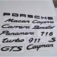 Porsche, Panamera, cayenne, Gts, turbo, 911, Porsche, 4S, 718 Car Stickers, Porsche Rear Stickers