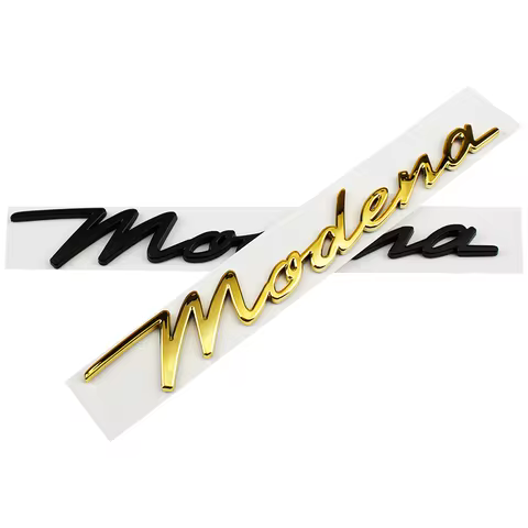 Car Rear Trunk Letters Words Logo Badge Emblem Decals Sticker For Maserati Modena Levante Quattropor
