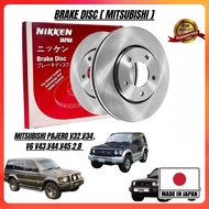 NIKKEN JAPAN MITSUBISHI PAJERO V32/V34/V6/V43/V44/V45 FRONT BRAKE DISC ROTOR PREMIUM QUALITY