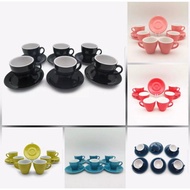 1 set of 6 Mini Espresso Cups / Ceramic Cups Coffee Cups