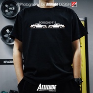 Attitude Attitude Retro Car Style Cool Porsche 911 Cultural Shirt prosche930 964 Short Sleeve T-Shir