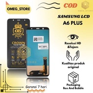 LCD G0LDEN CROWN FULSET SAMSUNG A6 PLUS / A605 PERSISI TOUCHSCREEN ORIGINAL COMPLETE...
