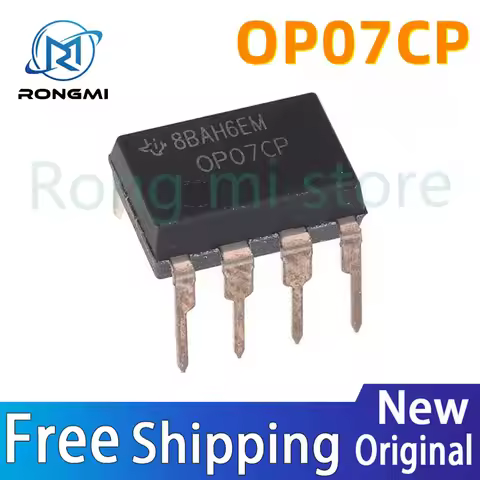 10-100Pcs 100% New Original OP07 OP07CP DIP-8 straight plug OP07C operational amplifier low offset c