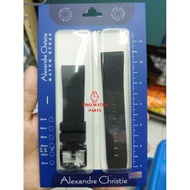 Original 100% Original Alexandre Christie Rubber Watch Strap For Men Original Quality Rubber AC Brand