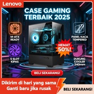 LENOVO ITX Mini Gaming PC Case Micro Computer PC Case Atx Cube Gaming N100 With Tempered Glass Case 