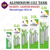 UP Aqua Aluminium CO2 Tank , Co2 Cylinder 0.115, 0.6L, 1L, 2L, 3L