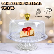 Acrylic Cake Stand Crystal Cake Serving Cover Tart Cake FOOD GRADE Golden Lemon TK 146 - DN