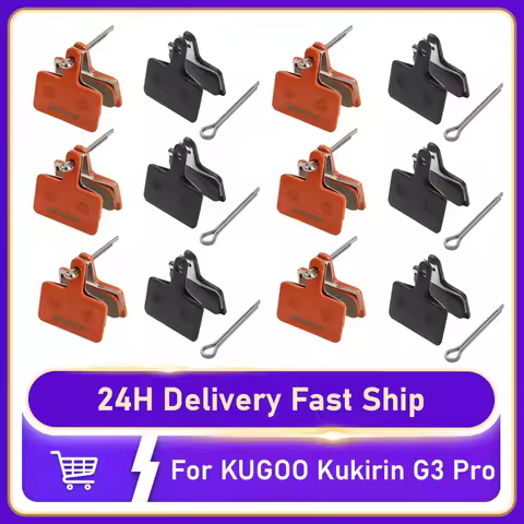 Semi-Metallic Hydraulic Brake Pads for KUGOO Kukirin Kirin G3 Pro Electric Scooter Wear-Resistant Br