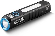 WARSUN SQ03 EDC Pocket Flashlight - Rechargeable 1000 Lumen LED Flashlight with Clip, Magnetic Base,