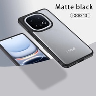 เคสโทรศัพท์แข็งแบบใสคริสตัลใสเคสสำหรับ Vivo IQOO 13 5G 2024 Iqoo13 IQ OO 13กันกระแทก PC + TPU ฝาหลัง