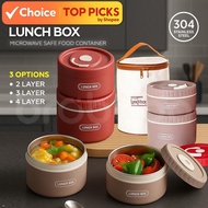 304 Stainless Steel Insulated Lunch Box | Microwave Heated | Bekas Makanan Tahan Panas 保溫飯盒 不銹鋼